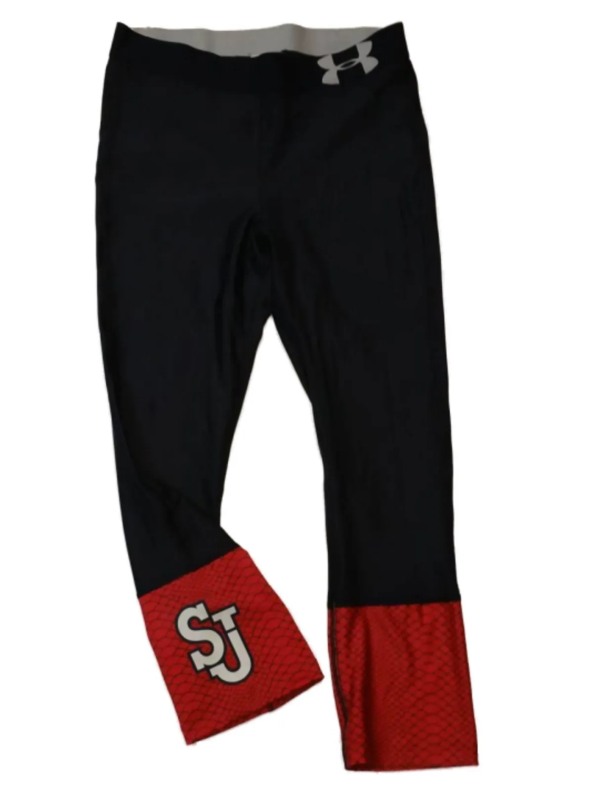 St. Johns Red Storm Under Armour Heatgear WOMENS Compression Capri Pants Medium