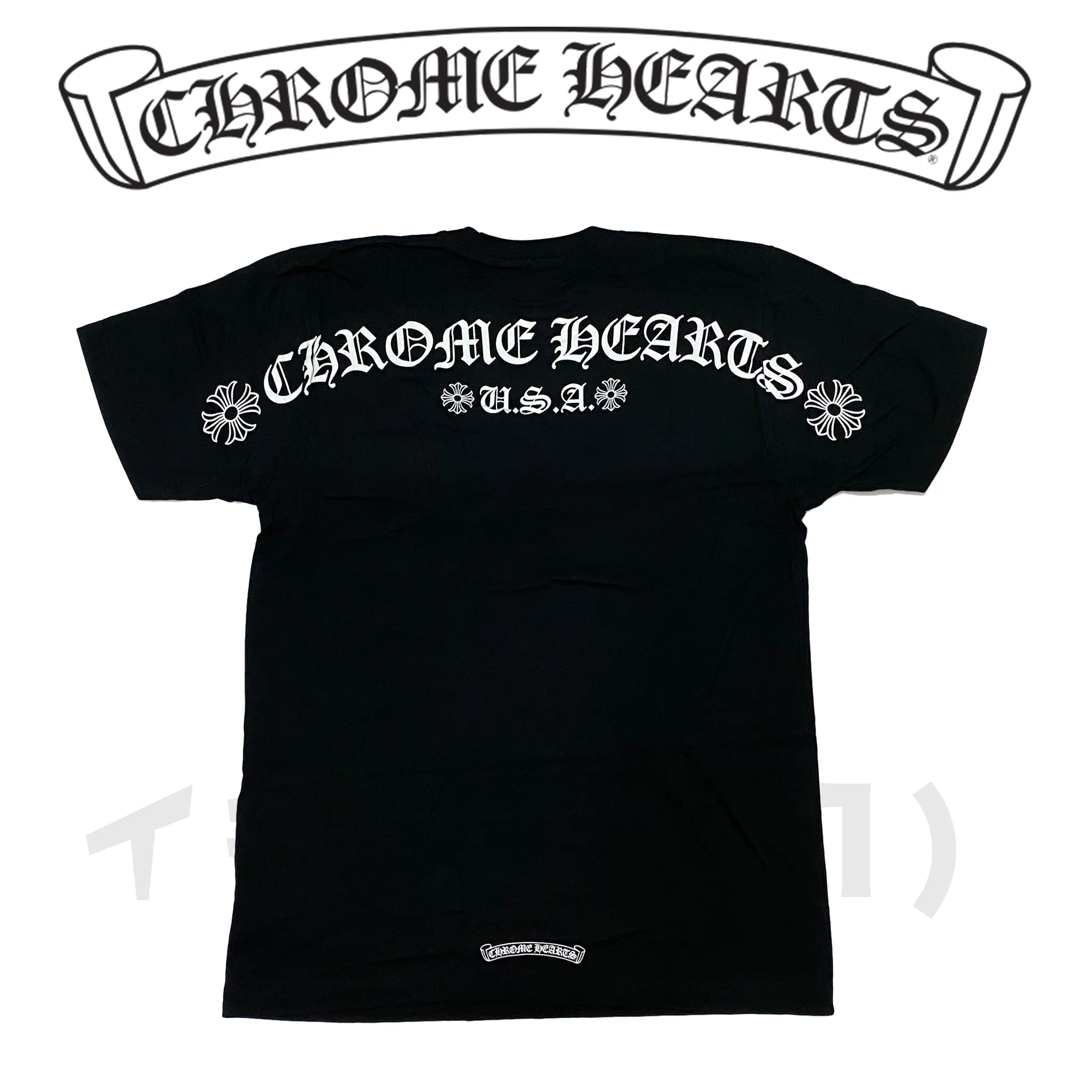 Chrome Hearts Street Style Graphic Logo Tees