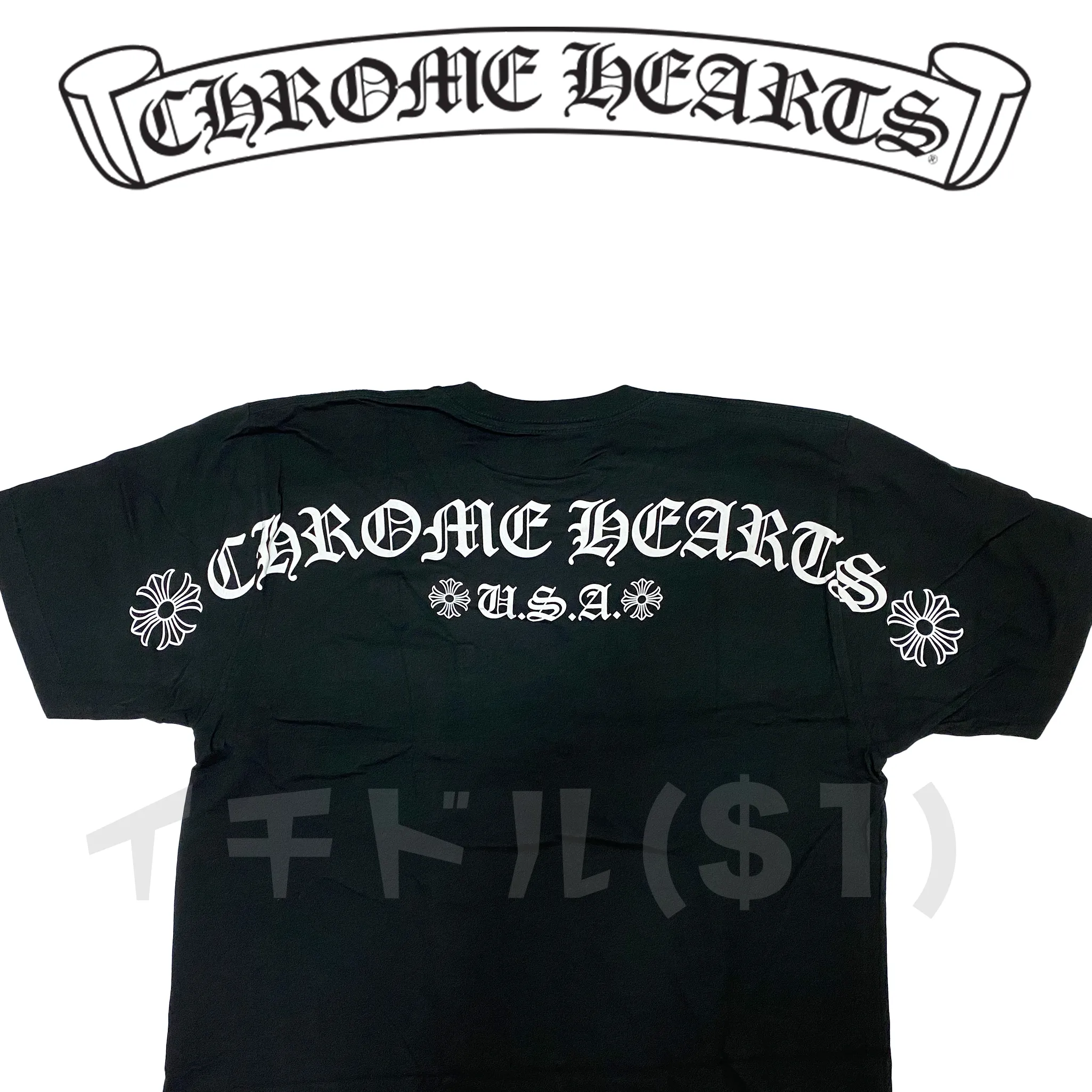 Chrome Hearts Street Style Graphic Logo Tees