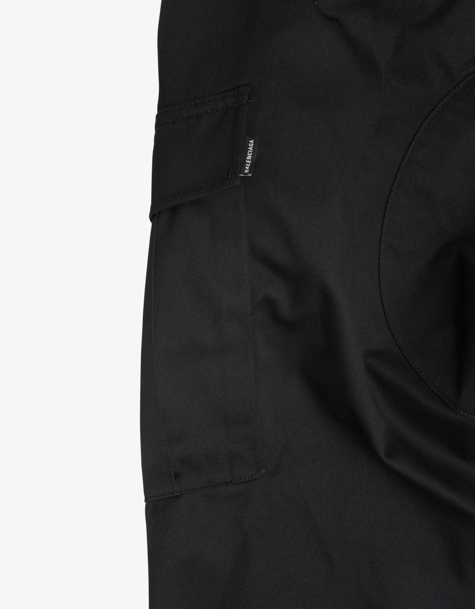 Classic Black Cargo Trousers