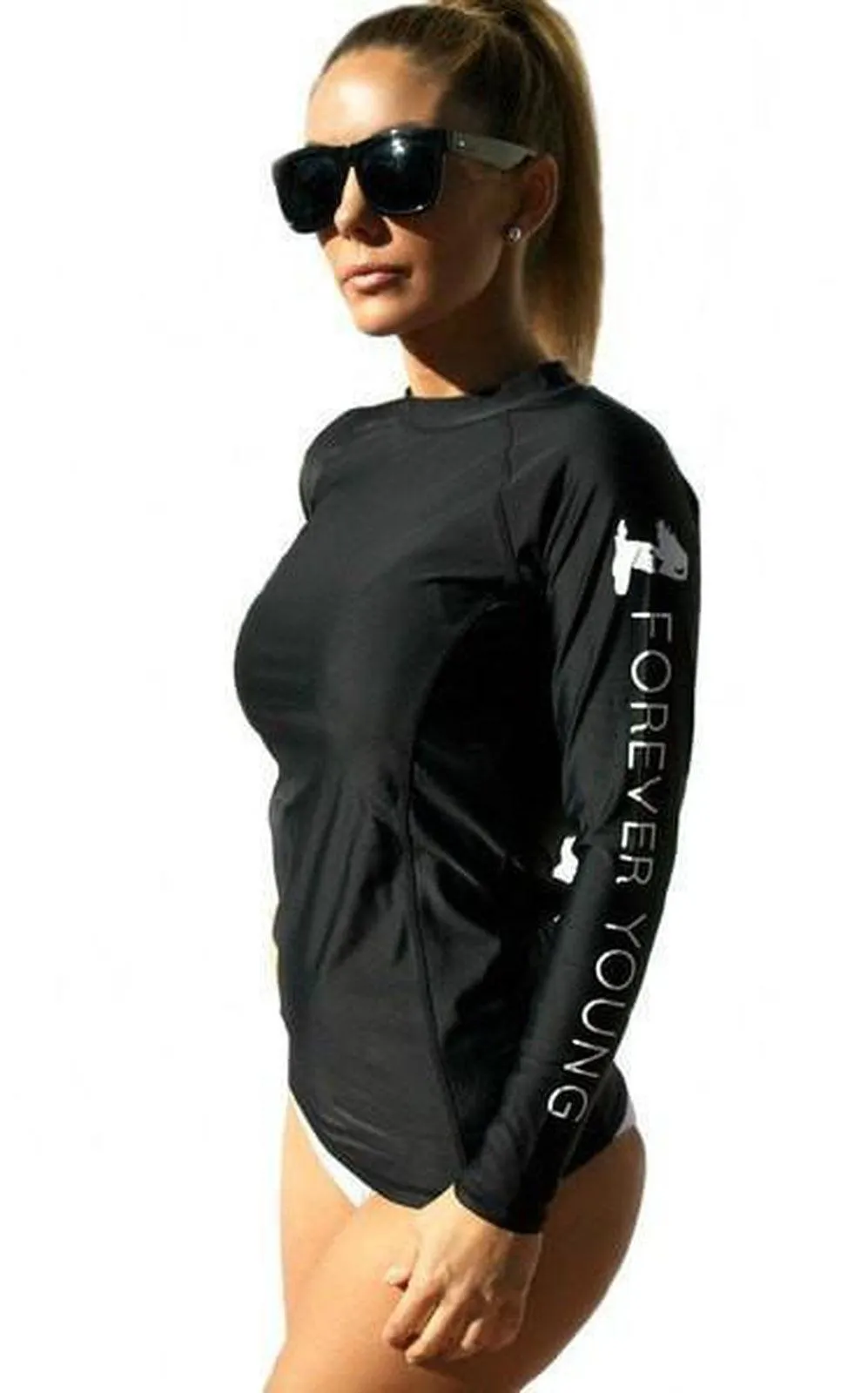 Forever Young Logo Rash Guard