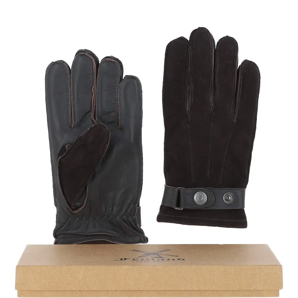 Supreme The North Face Black Suede Gloves