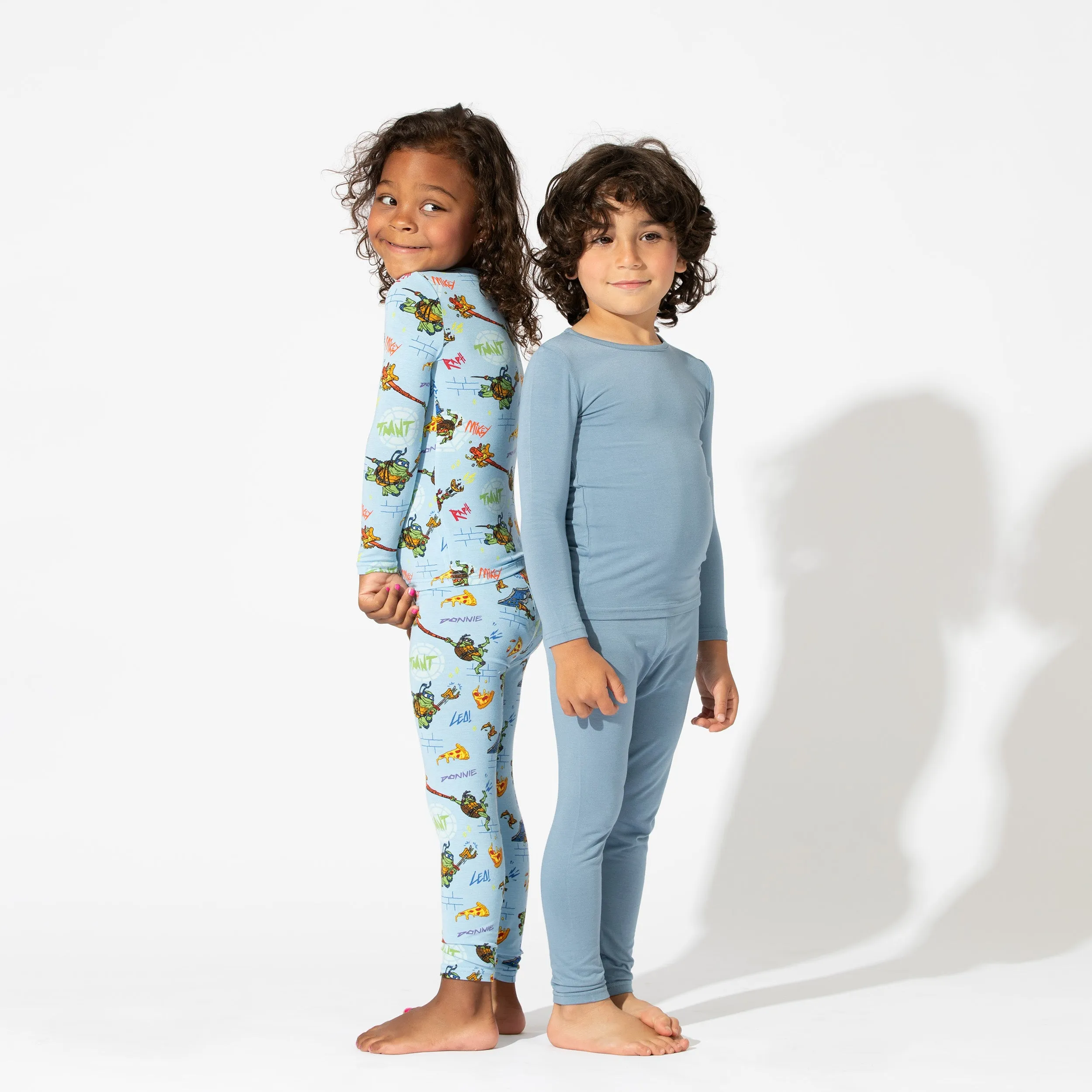 Teal Bamboo Kids Pajamas