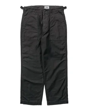 The Corona Utility Fatigue Utility Back Satin Black Slacks