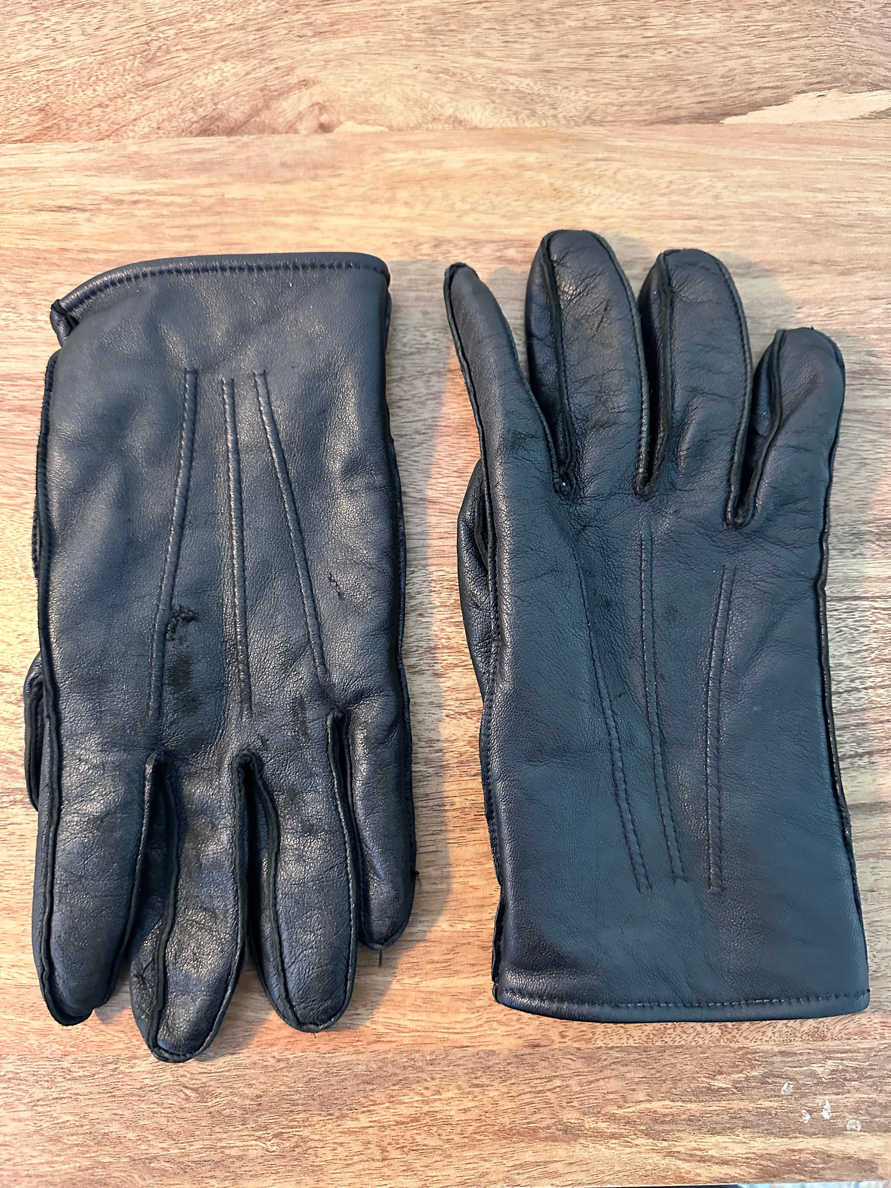 THE OFFICE Jim's Black Leather Gloves