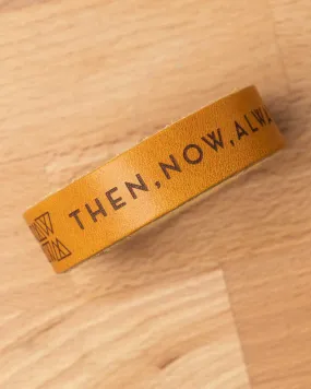 Then Now Always Leather Bracelet