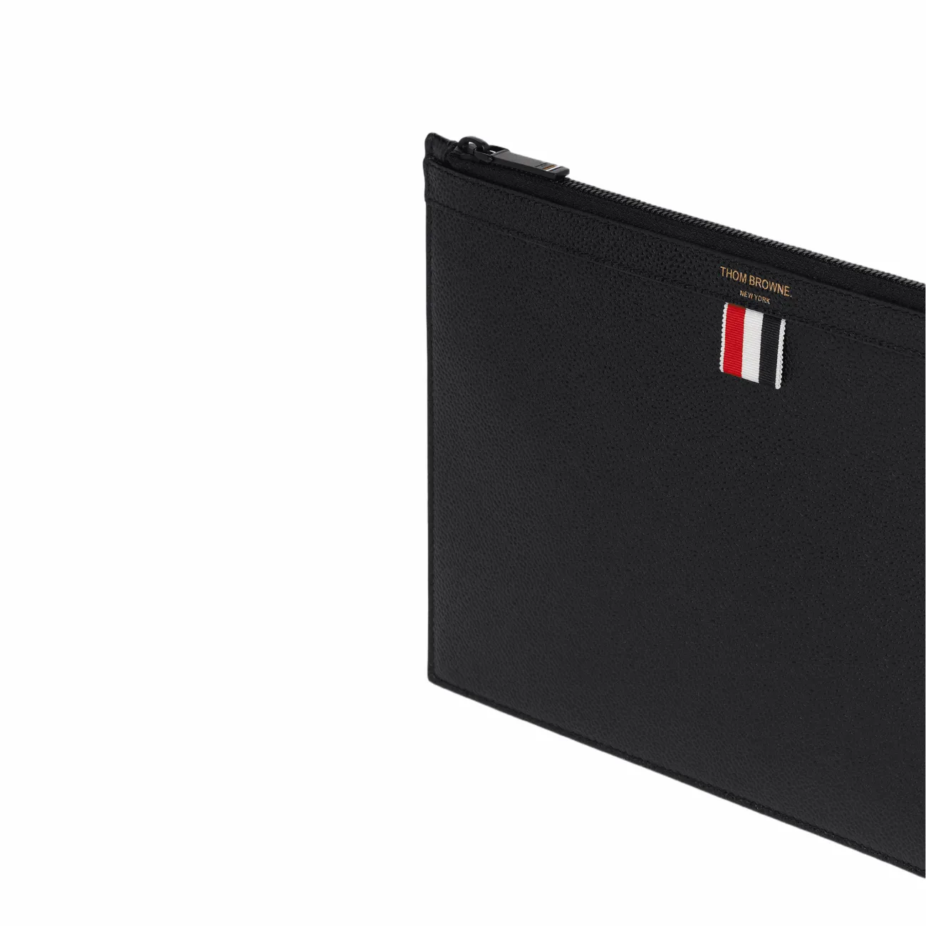 Thom Browne Pebble Grain Leather Document Holder