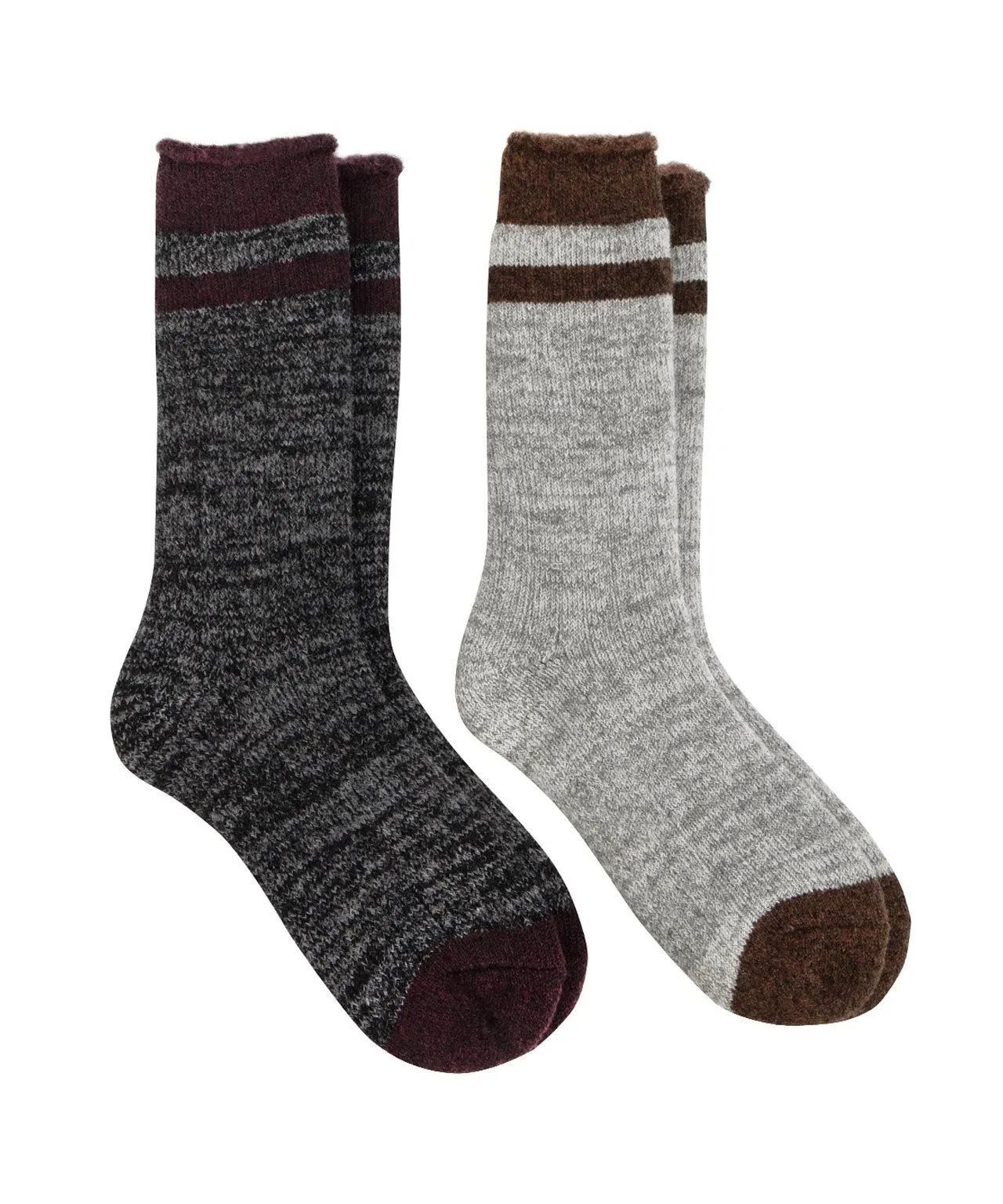 Totes Men's 2-Pack Cashmere Blend Ankle Socks