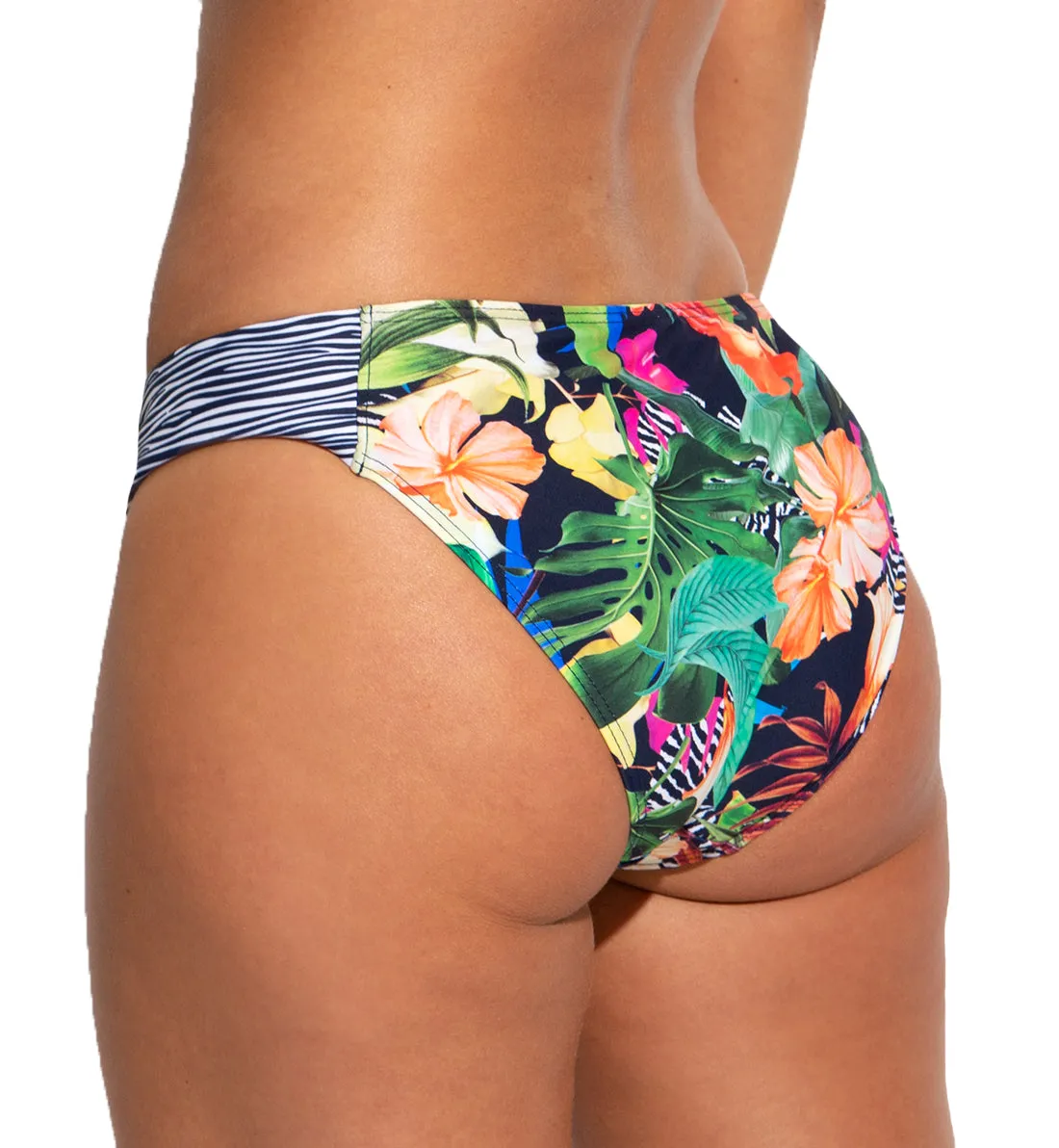 Tropical Havana Breeze Tab Swim Brief by Pour Moi (13404)