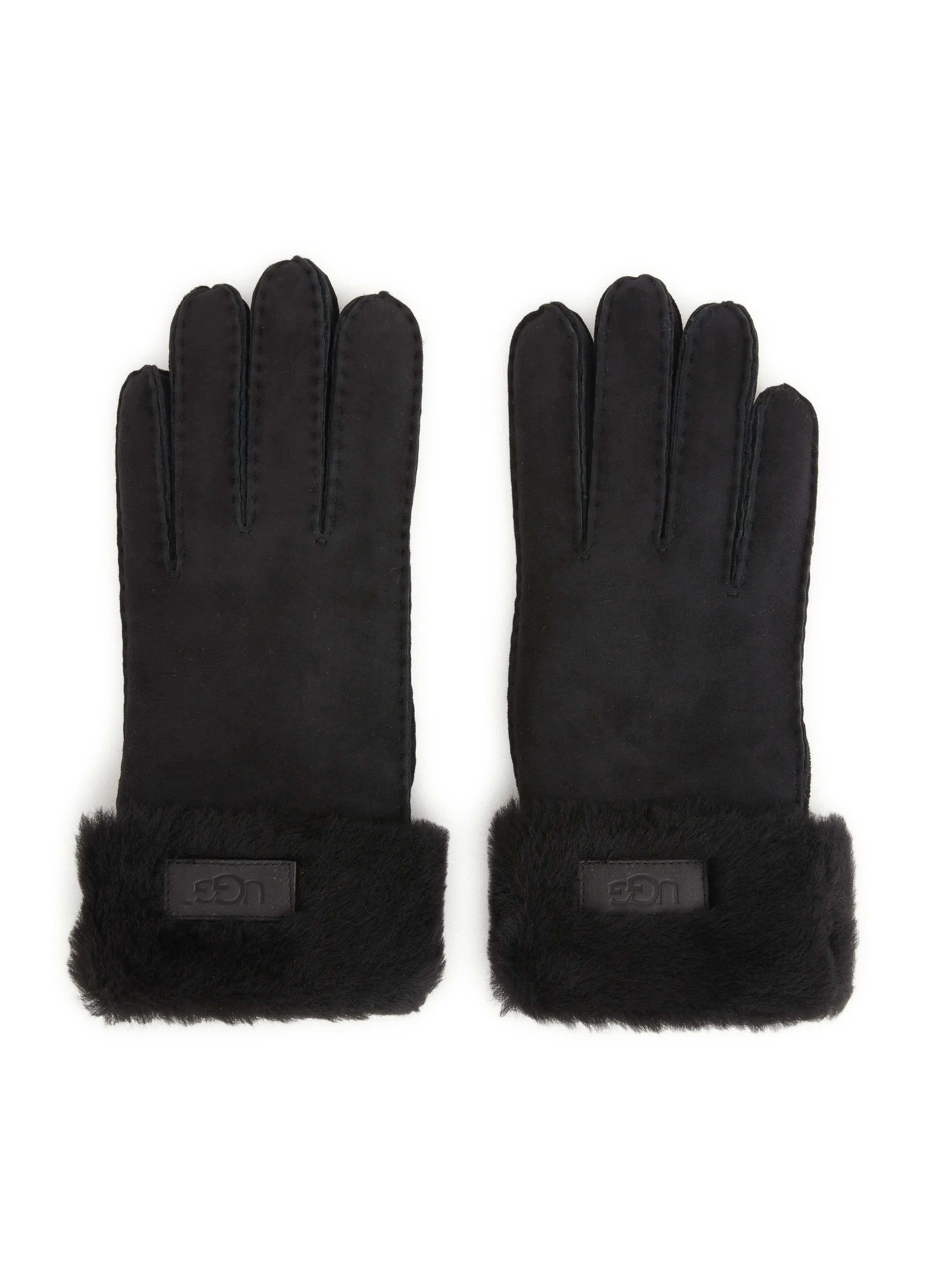 UGG Black Suede Gloves