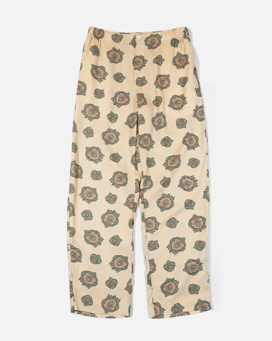 UW1082 Yellow Paisley Slacks