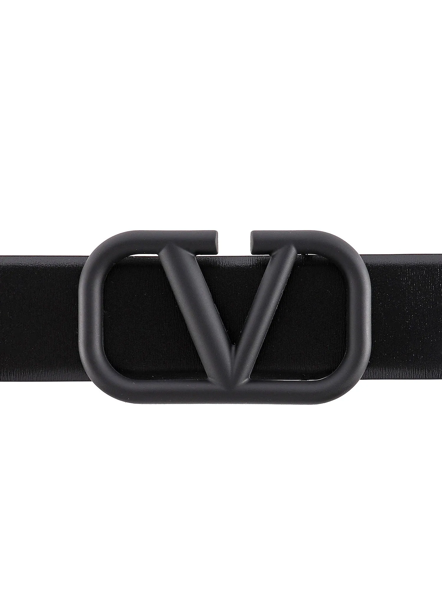 VLogo Plaque Buckled Belt