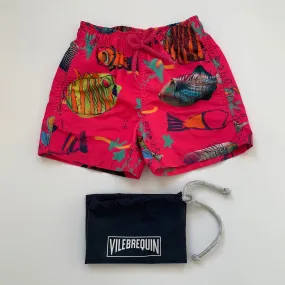 Pink Fish Swim Shorts by Vilebrequin for 4 Years