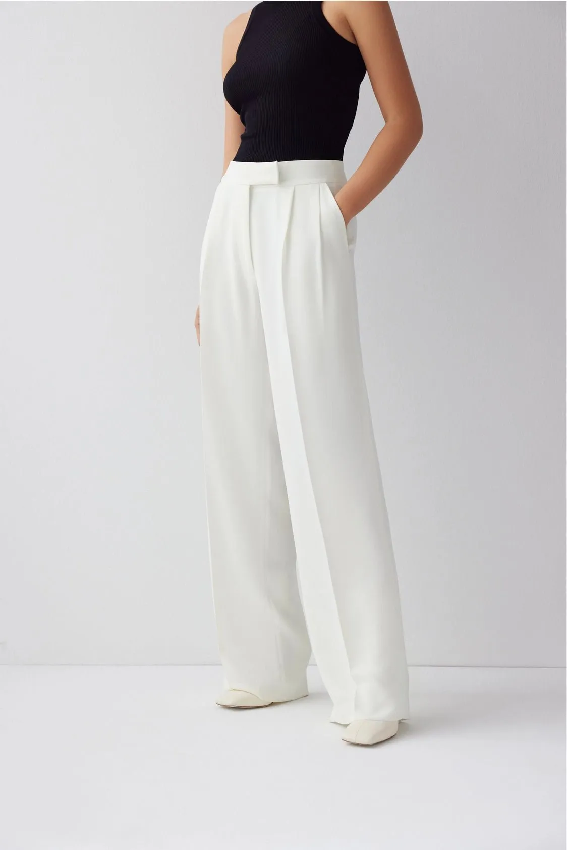 White Women's Vie Slacks