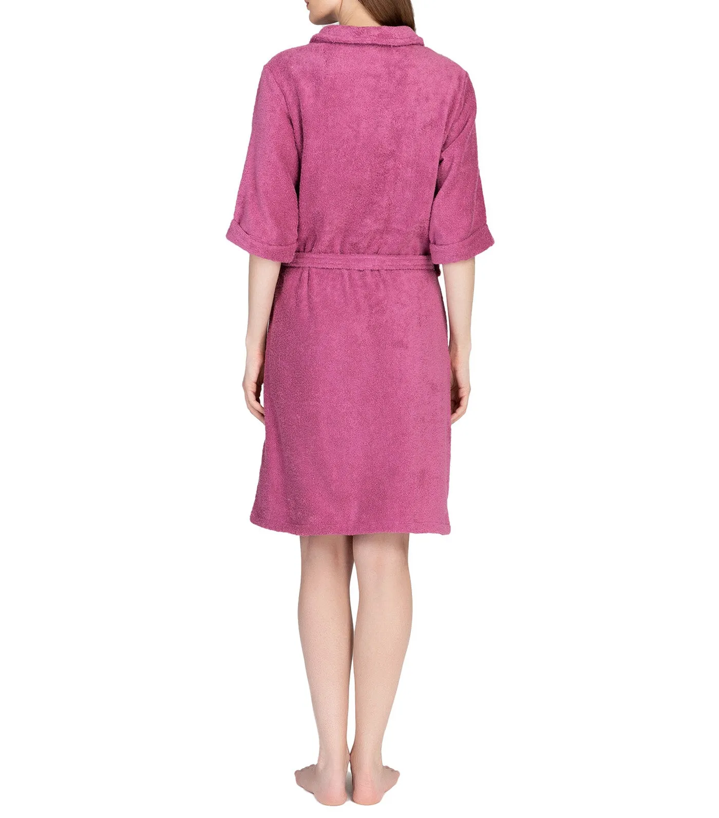 Old Mauve Terry Robe