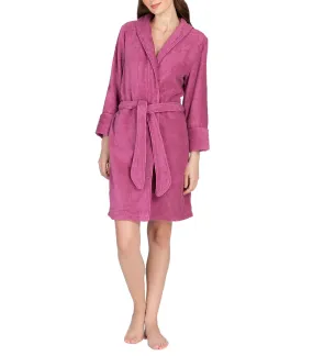 Old Mauve Terry Robe