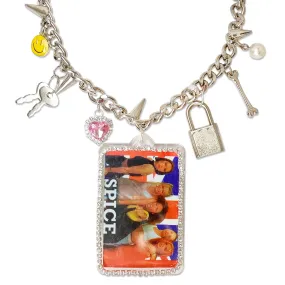 Bedazzled Vintage Spice Girls Punk Remix Necklace