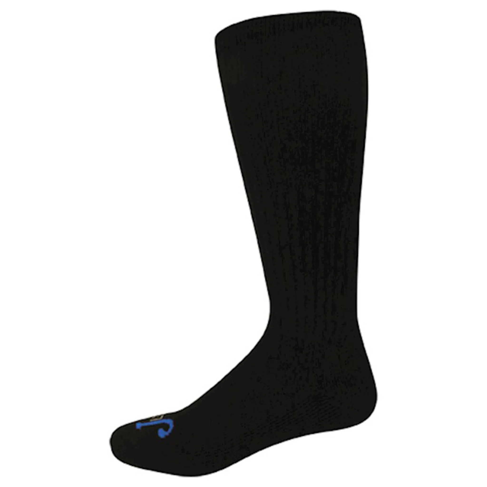 Justin Men's Black Calf-Length Boot Socks