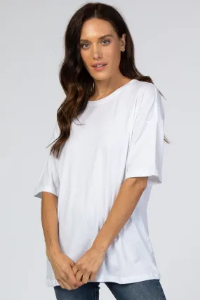 White Tee with Basic Short Sleeves