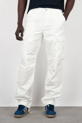 Carhartt WIP Regular White Cotton Cargo Pants