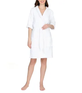 White Female Terry Robe