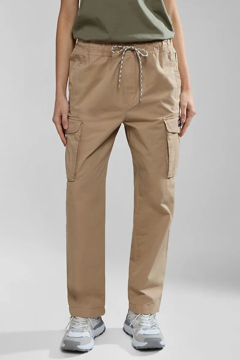 Beige Women's Cargo Pants