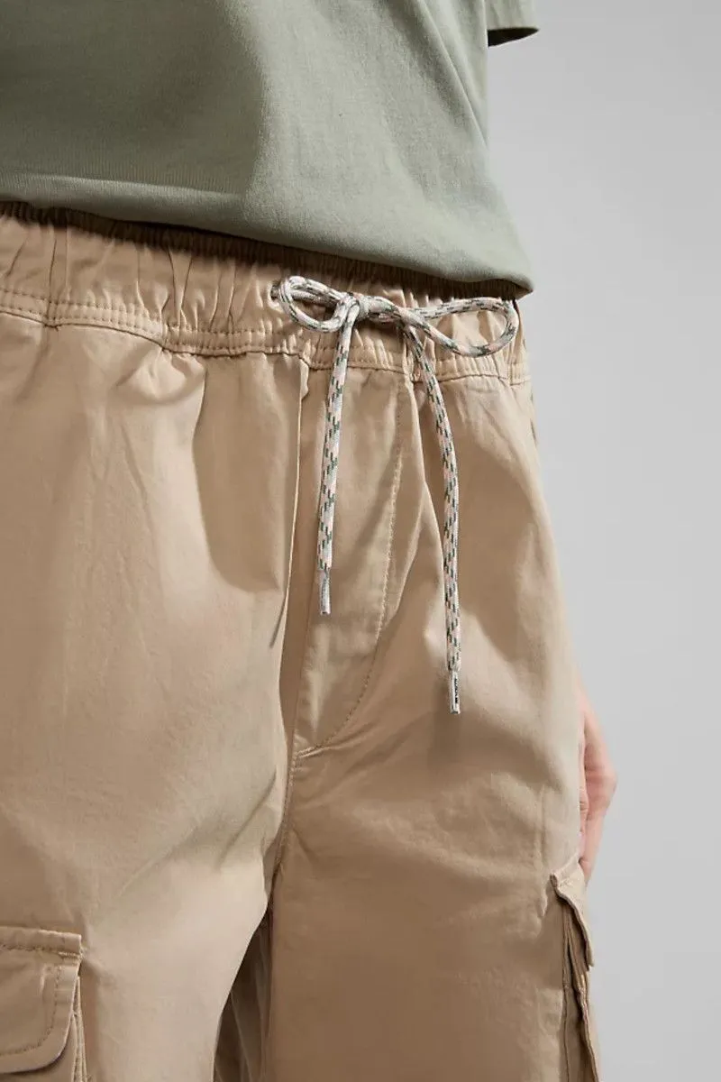 Beige Women's Cargo Pants