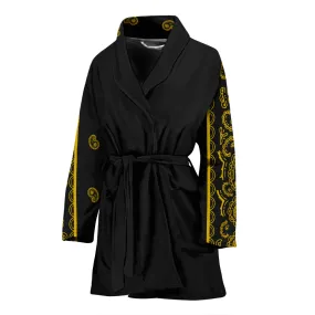 Black Gold Bandana Bathrobe