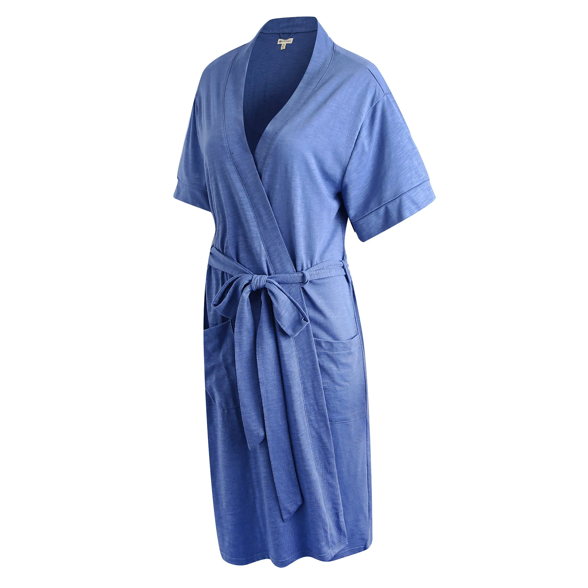 RH RHW2753 Women's Cotton Short Sleeve Kimono Robe