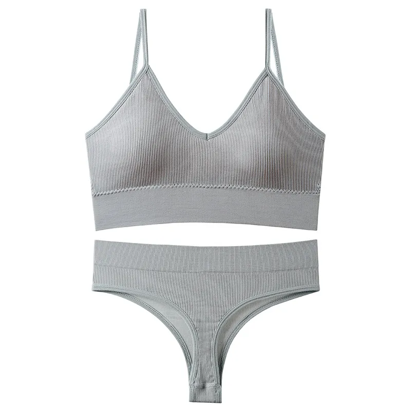 Women's Seamless Wireless Bra Set