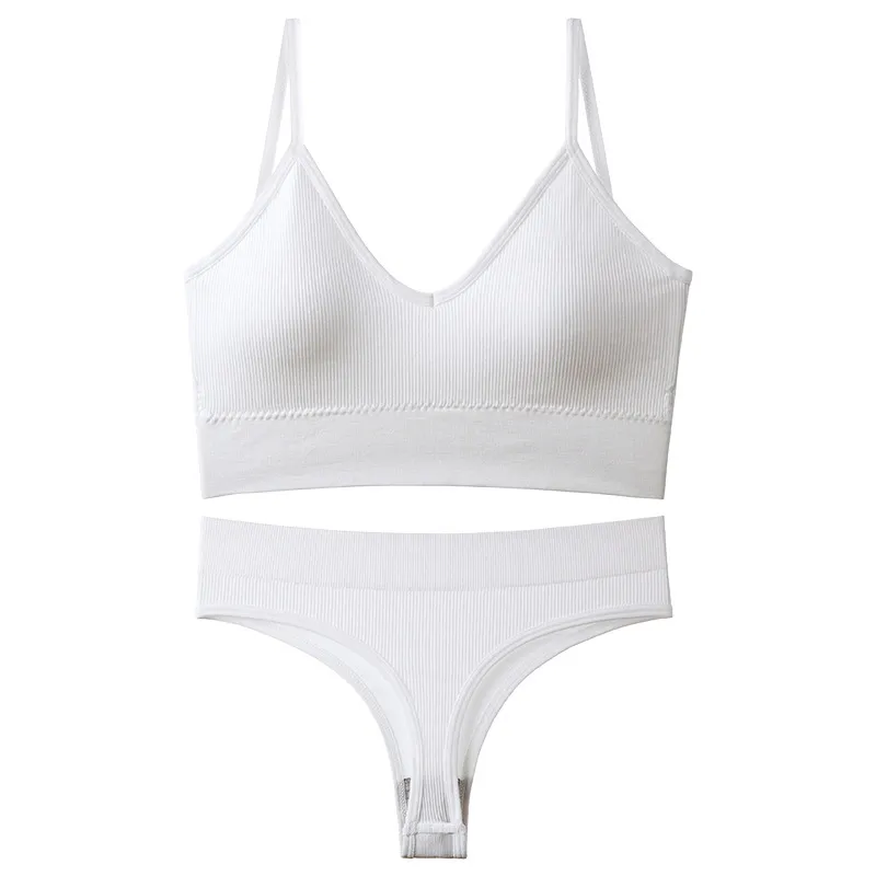 Women's Seamless Wireless Bra Set