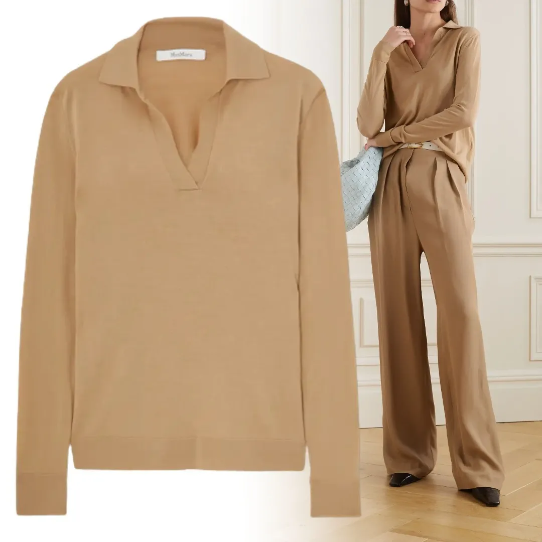 Women's Wool Elegant Office Style