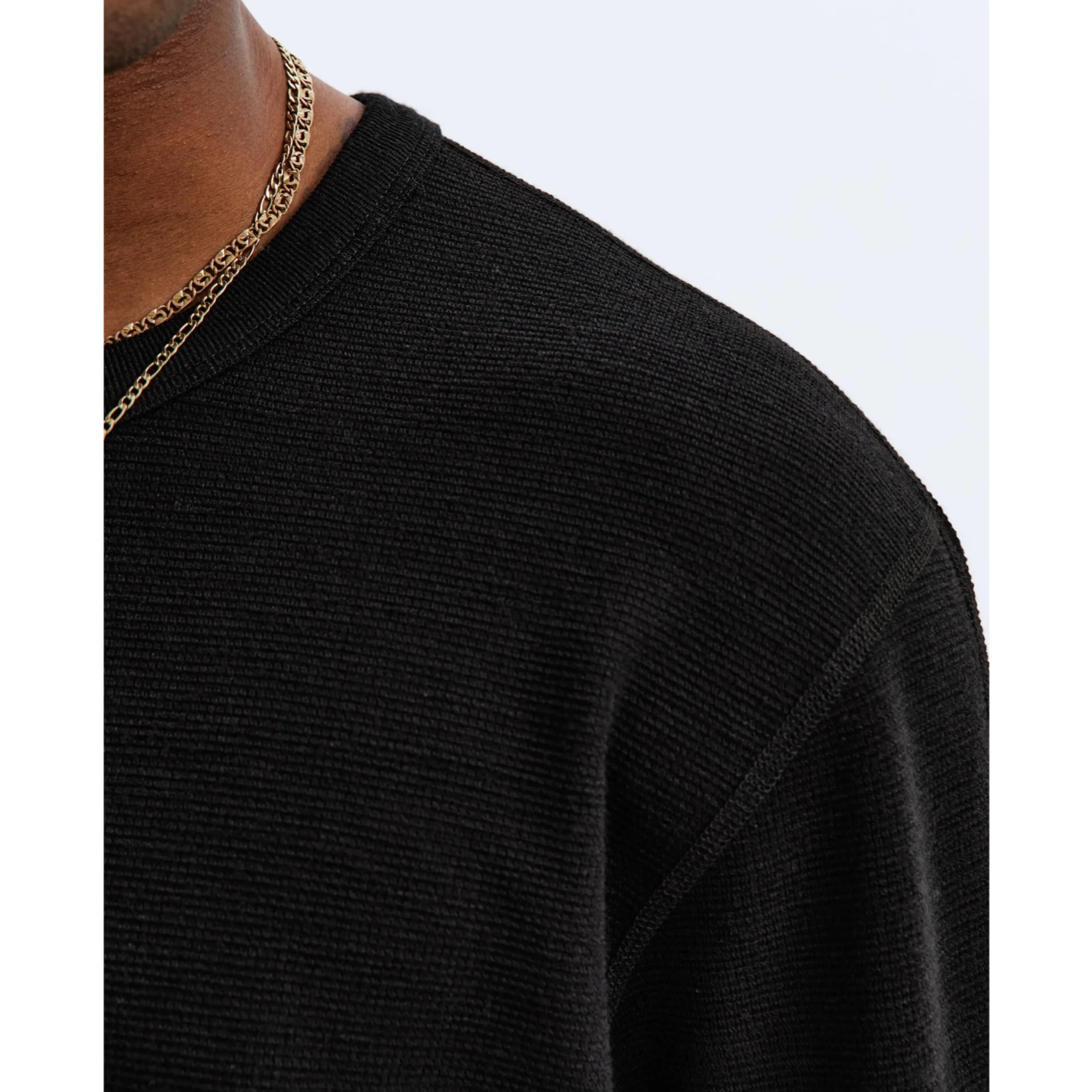 Crew Neck Logo Wool Street Style Short Sleeve Top