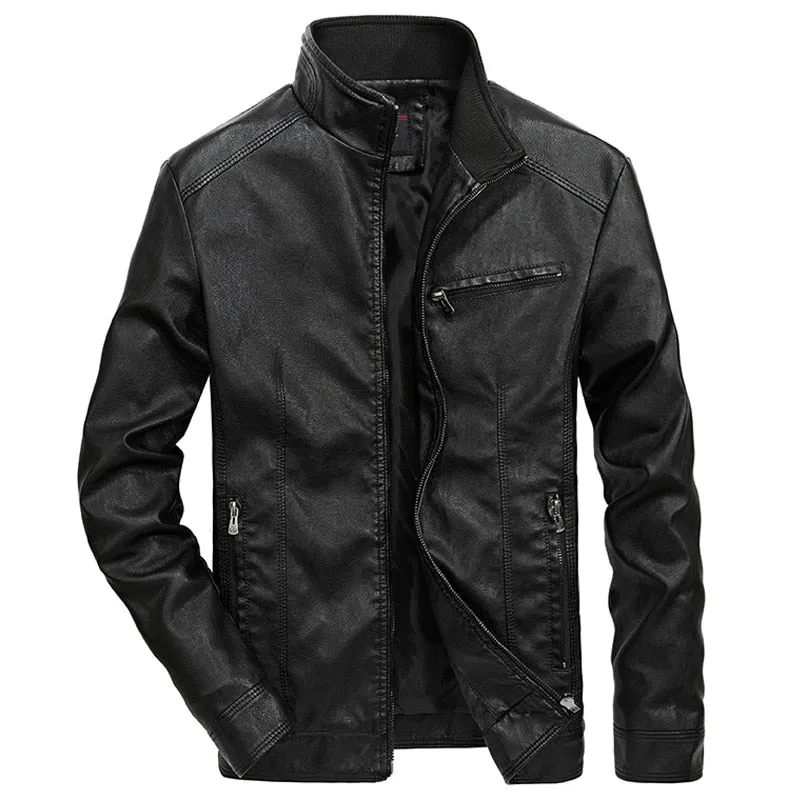 Xituodai Good Quality Brand Motorcycle Leather Jackets Men 2021 Warm Patchwork Military Jacket Baseball Collar Pilot Leather Jac