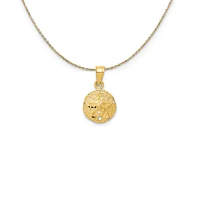 10mm Diamond Cut Sand Dollar Necklace