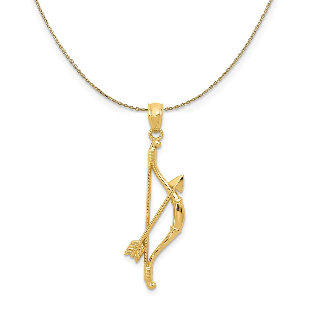 Bow and Arrow (11 x 36mm) Necklace