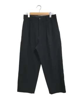 Yohji Yamamoto Wide Tucked Wool Slacks